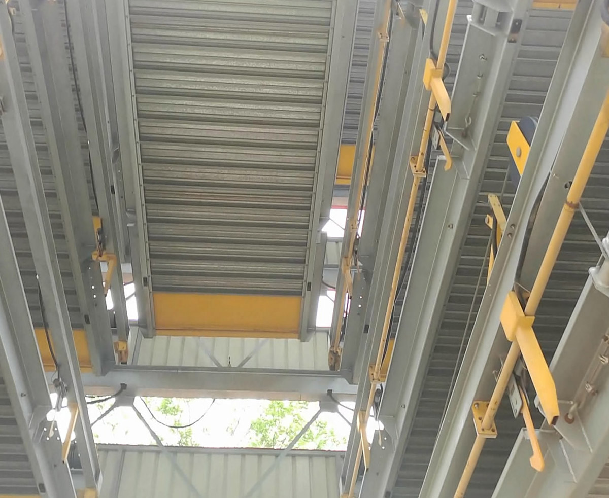 天津机械式停车PSH7七层升降横移机械式停车库