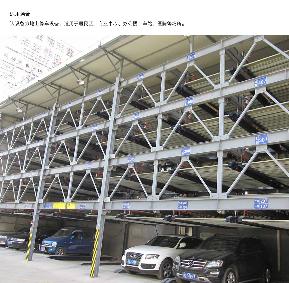 机械式停车四至六层PSH4-6升降横移立体停车适用场合.jpg